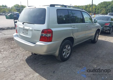 2004 Toyota Highlander V6 из США, поврежденный, VIN JTEEP21A840035505